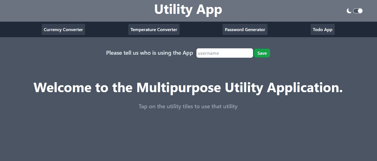 Utility App